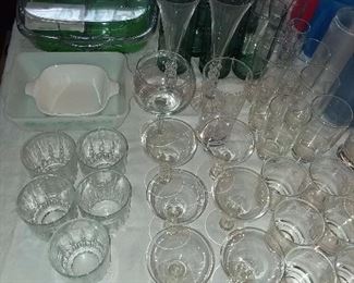 Assorted Glassware