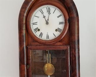 Lot # 8 - $175  W.M. Gilbert & Co. Clock (Key Inside)
