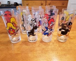 Lot # 36 - $45  Set of 12 Pepsi Looney Tunes glasses