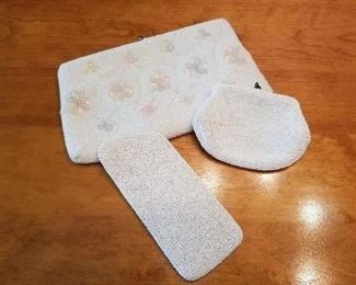 Lot # 43 - $30 Beaded Purse set (One piece is for sunglasses)