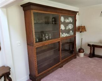 Lot # 49 - $750 TWO PIECE Display Cabinet  8 ft. X 86"  X 17" Deep
