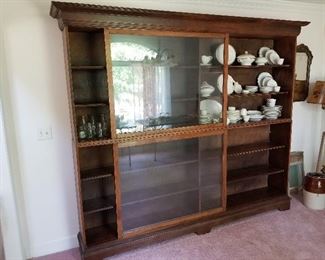 Lot # 49 - $750 TWO PIECE Display Cabinet  8 ft. X 86"  X 17" 