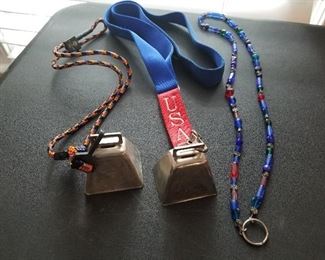 Lot # 90 - $7 Cowbells with nice Lanyards 