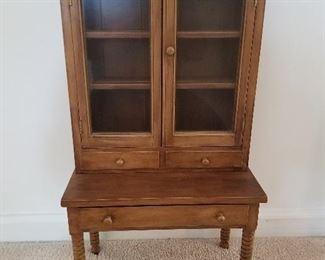 Lot # 112 - $ 85 Miniature China Cabinet Made in 1966