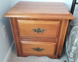 Lot  # 120 - $65  SET OF TWO Night Stands (This one in very good condition) 