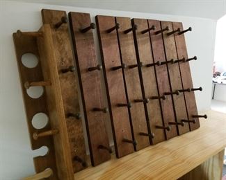 Lot # 134 -  $40   Nine Baseball Bat Holders OR Just Use for hanging items. 