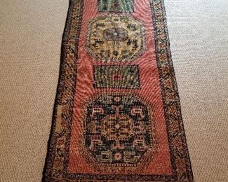 Back of Meshkin Rug from LOT # 137 - $150 (6 ft. 11" long  X 2 ft. 5" wide)