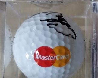 Signed Golf Ball Chris Riley From Lot # 149