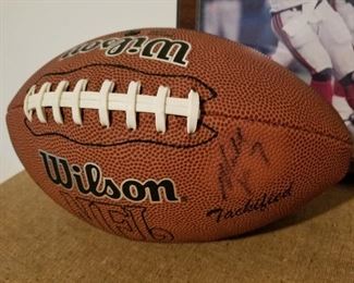 Photo of Michael Vick Signed football from Lot # 160