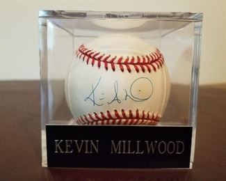 Lot # 205- $20 Autographed Kevin Millwood Baseball