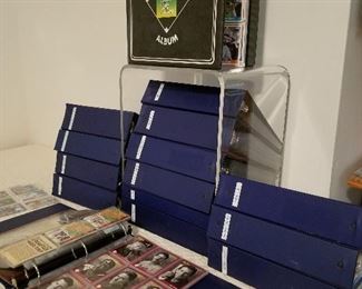 Lot # 225 - OVER 6500 Cards.  $1500!  That's less than 25 cent per card!  FIFTEEN Binders of Basketball, Baseball, NBA Finals, Braves Collectible  Cards