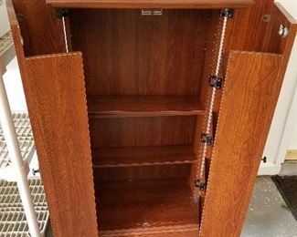 Lot # 238 - CD Cabinet (Open) Or Everyday Cabinet   45" high x 2 ft. Wide x 14" depth 