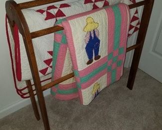 Lot # 128 - $90 - TWO Handmade Quilts 