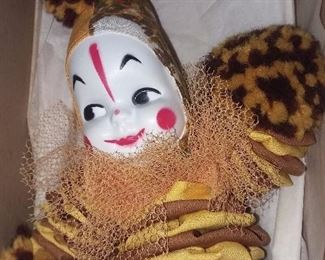 Vintage Jester Doll