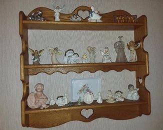 Wall Shelf W/ Figurines