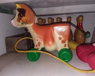 Vintage Fisher Price Cow