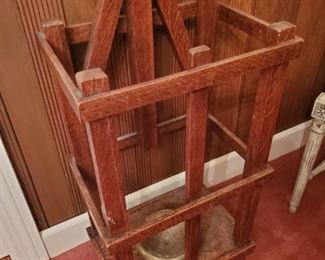 Antique Umbrella stand and Coat Racks