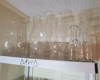 large candle glass Votives