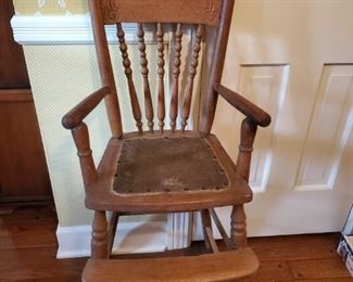 Antique Childs High Chair
