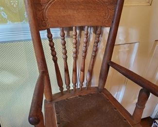 1900s antique childs chair