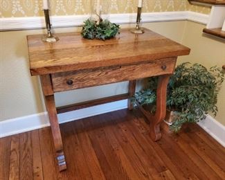 1900s all original Antique Oak Library Table , NICE
