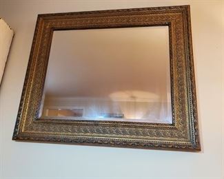 Beveled mirror, vintage