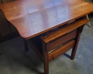 Rare, 1900s oak table chair . Unusual item , great condition . Flip top chair/table unit.