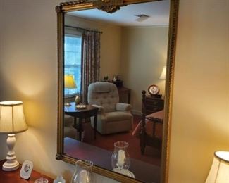 Antique ornate mirror