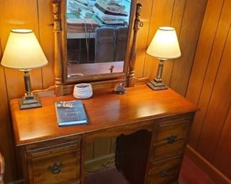 Antique Vanity. All original Walnut. Pretty