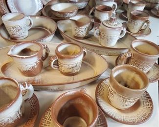 Frankoma pottery set