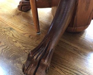 Claw foot Pedestal Table Base