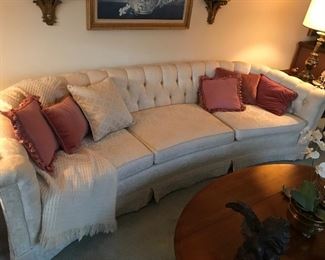 Beautiful rounded couch