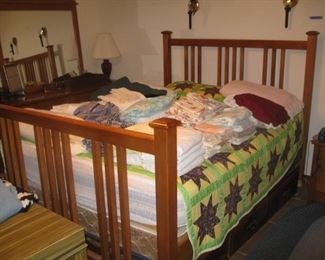 Bassett queen bed