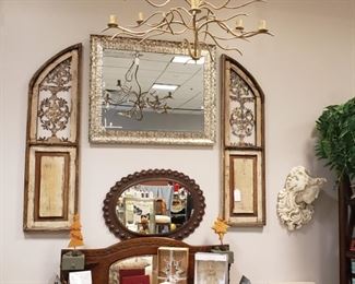 Mirrors and wall decor