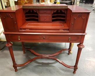 lovely red desk