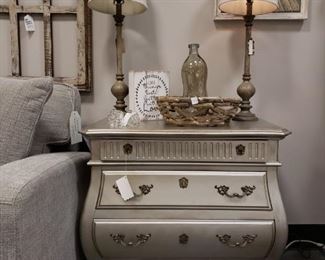 silver Bombay dresser