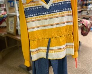 Vintage double knit outfit