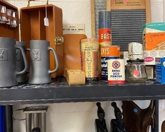 Playboy mugs, vintage kitchen items