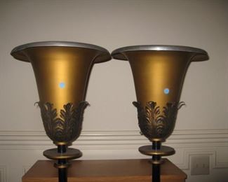 Fabulous art nouveau torchieres