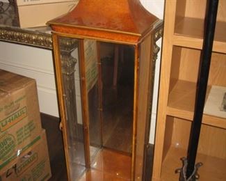 metal and glass display case