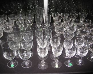 Crystal stemware