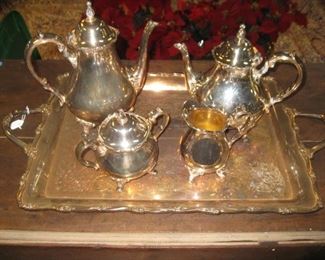 Wilcox silverplated tea set