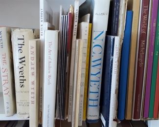 Wyeth Family artist and many Andrew Wyeth's books