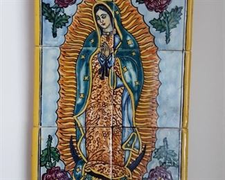 Our Lady of Guadalupe - 6 tile mural