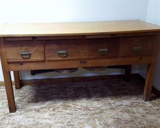 E. H. Sheldon & Company Laboratory Desk Early 1900's