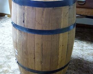 large wine barrel - perfect for table base