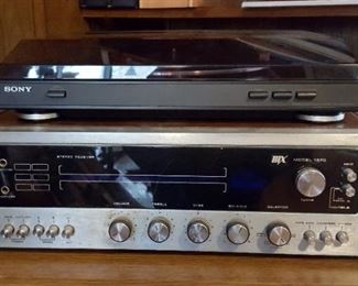 mx receiver and SONY turntable