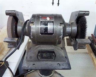 Dura Craft Industrial Heavy Duty Bench Grinder Model 50-6 With Drill Grinding Attachment