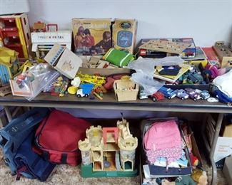 vintage toys - Fisher Price, Legos, trucks, dolls and games
