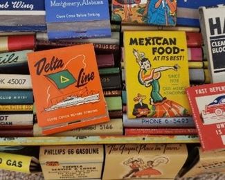 matchbooks, 1930s, 1940s, 1950s